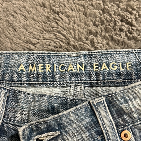 American Eagle Plaid Jean Shorts! - Picture 5 of 5